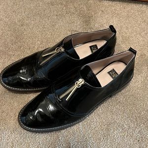 Pattern leather Oxford loafer sz 9